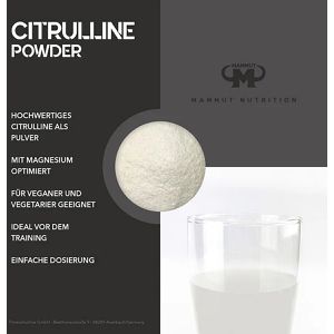 Produktbild für Citrullin Mammut Aminosäure, Getränkepulver