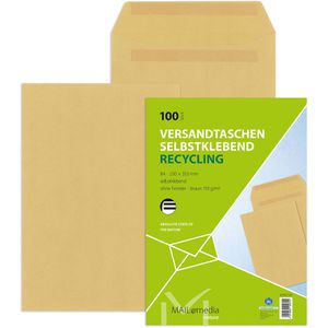 Versandtaschen Mailmedia braun, B4