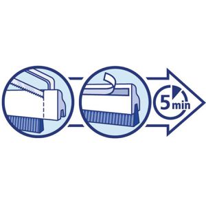 Produktbild für Türdichtung Tesa 5403, tesamoll Textile, braun