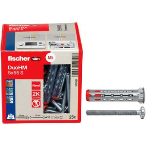Produktbild für Dübel Fischer 572921 DuoHM 5 x 55 S PZ