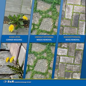 Produktbild für Drahtbürste S&amp;R 135.200.101, Unkrautbürste Ø 200mm