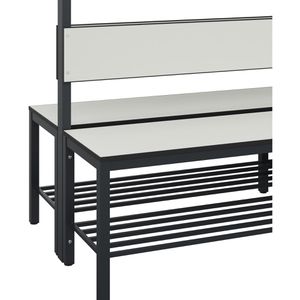 Produktbild für Umkleidebank CP-Möbel 8062-210, Sitzfläche Holz, 200 cm