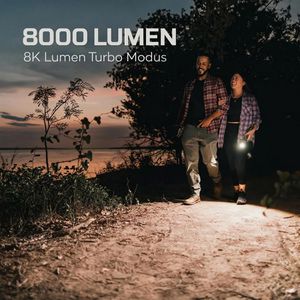 Produktbild für Taschenlampe Nebo Davinci 8000, LED, aufladbar