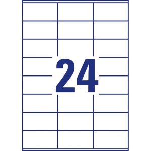 Produktbild für Universaletiketten Zweckform 6122, weiß