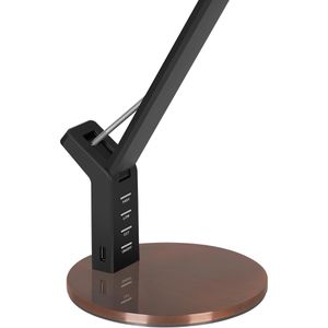 Produktbild für Schreibtischlampe Hansa Glow, schwarz, LED, dimmbar