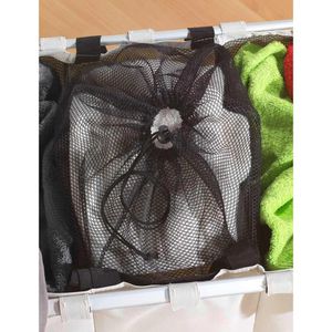 Produktbild für Wäschekorb Wenko Trio Grau, mit 3 Fächern