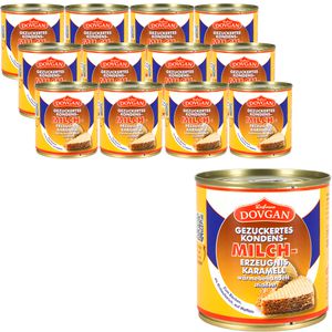 Produktbild für Kondensmilch Dovgan Karamell gezuckert 8% Fett