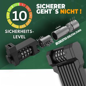 Produktbild für Fahrradschloss Mivelo MV-FS-SW-ZA-04