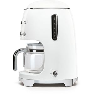 Produktbild für Kaffeemaschine Smeg DCF02WHEU 50er Retro Style, mit Glaskanne