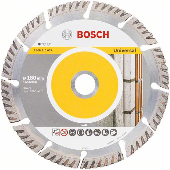 for Diamanttrennscheibe 2,4mm, x – AG Trennscheibe 180 Böttcher Standard Universal, Bosch