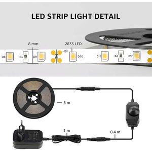 Produktbild für LED-Streifen Lepro dimmbar, warmweiß