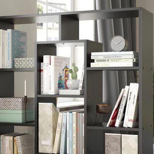 Produktbild für Bücherregal Vicco 30602, schwarz