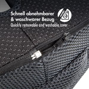 Produktbild für Orthopädisches-Sitzkissen LogiLink EO0088, schwarz