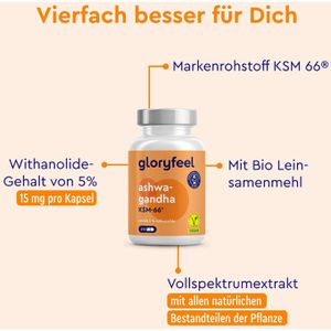 Produktbild für Ashwagandha gloryfeel 210 Kapseln