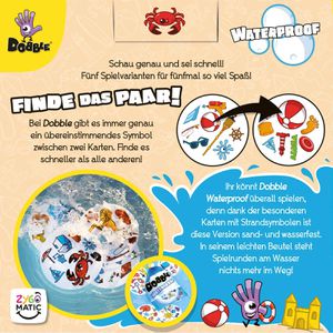 Produktbild für Kartenspiel Zygomatic ZYGD0026, Dobble Waterproof