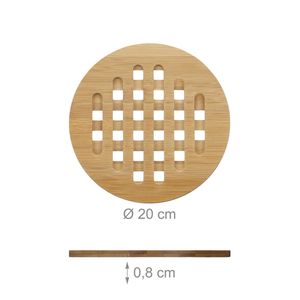 Produktbild für Untersetzer Relaxdays 10020236, rund