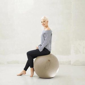 Produktbild für Sitzball Sitting-Ball FELT, belastbar bis 100 kg