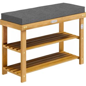 Schuhbank CASARIA 109679, braun, aus Holz