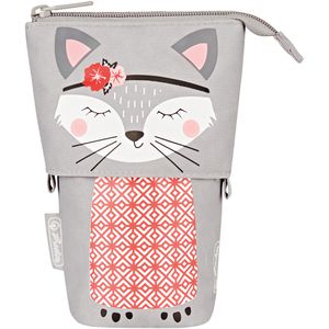 Produktbild für Federmäppchen Herlitz Stifteköcher Kitty
