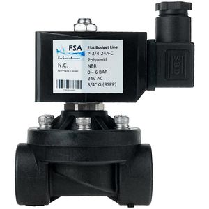 Produktbild für Magnetventil FSA Budget P-3/4-24A-C, 3/4 Zoll