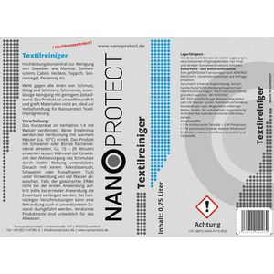 Produktbild für Polsterreiniger Nanoprotect Textilreiniger