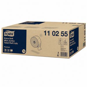 Produktbild für Toilettenpapier Tork Mini Jumbo Premium 110255, T2