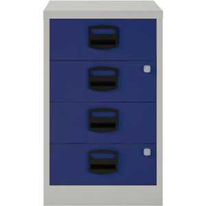 Produktbild für Standcontainer Bisley-Home PFA4S, grau / blau