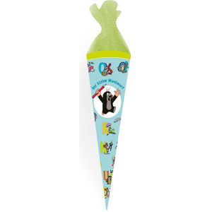 Trötsch Schultüte 52679N, Der kleine Maulwurf, für Mädchen und Jungen, rund, 35 cm