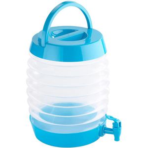 Böttcher-AG Wasserkanister Fässchen faltbar, Kunststoff, mit Ablasshahn,  transparent, 7,5 Liter – Böttcher AG