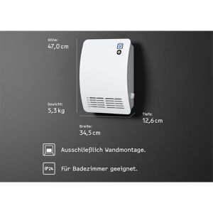 Produktbild für Heizlüfter STIEBEL-ELTRON 237835, CK 20 Premium, bis 2000 Watt