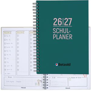 Produktbild für Lehrerkalender Betzold Design-Schulplaner, Jahr 2026/2027