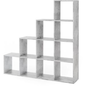 Produktbild für Bücherregal Vicco 77702, beton grau