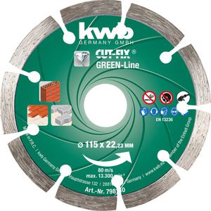 Trennscheibe kwb Cut-Fix Green-Line 798140