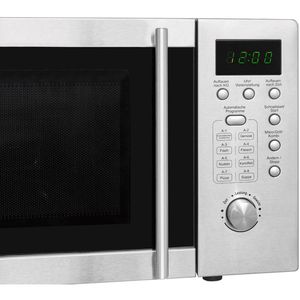 Produktbild für Mikrowelle Exquisit UMW 800G-3 Inox, mit 1000 Watt Grill