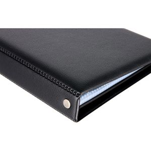 Produktbild für Visitenkartenmappe Veloflex 4155590, schwarz, A5
