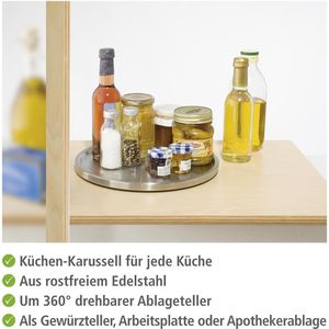 Produktbild für Drehteller Wenko Uno 2334100, Ø 26,5 cm