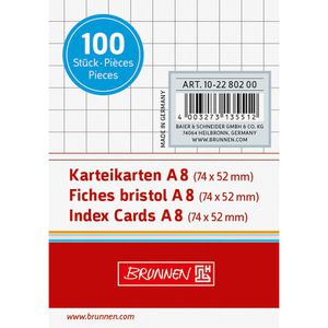 Produktbild für Karteikarten Brunnen 102280200, A8