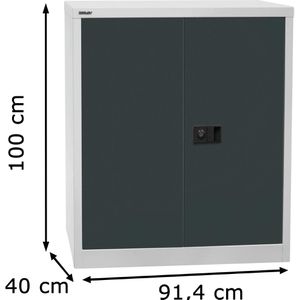 Produktbild für Aktenschrank Bisley E402A01, aus Metall