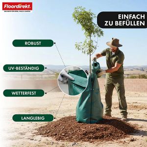 Produktbild für Baumbewässerungssack Floordirekt fd-33074, 8 Stunden, 75 Liter