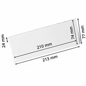 Produktbild für Kennzeichnungstasche Durable 116119, 1/2 A5 quer