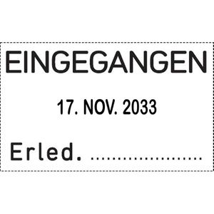 Produktbild für Datumstempel Trodat Classic 2910 P04/C9, für Stempelkissen