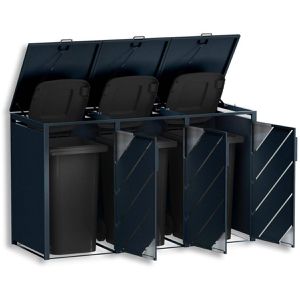 Produktbild für Mülltonnenbox Metzler MMB-7-3X, Metall