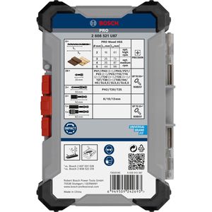 Produktbild für Bohrer-Bit-Set Bosch PRO Impact Wood Set, 2608521U87
