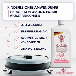 Produktbild für Unterhaltsreiniger Mrs.SHINY Wischroboterreiniger, Magnolie