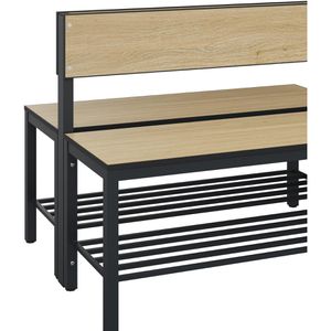 Produktbild für Umkleidebank CP-Möbel 8060-410, Sitzfläche Holz, 100 cm