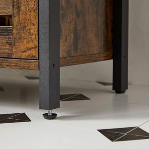 Produktbild für Waschbeckenunterschrank Vasagle BBC901B01, stehend
