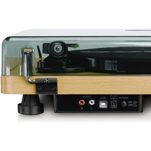 Produktbild für Plattenspieler Lenco L-30WD braun, mit USB