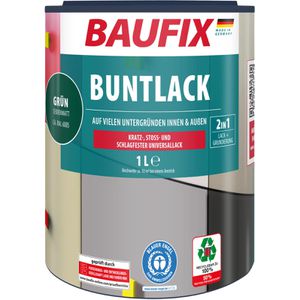 Produktbild für Lackfarbe Baufix 2 in 1, Buntlack, 1,0l