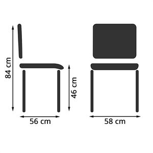 Produktbild für Besucherstuhl hJh-OFFICE PERIA, stapelbar