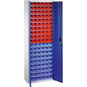 Magazinschrank CP-Möbel Serie 13, grau / blau